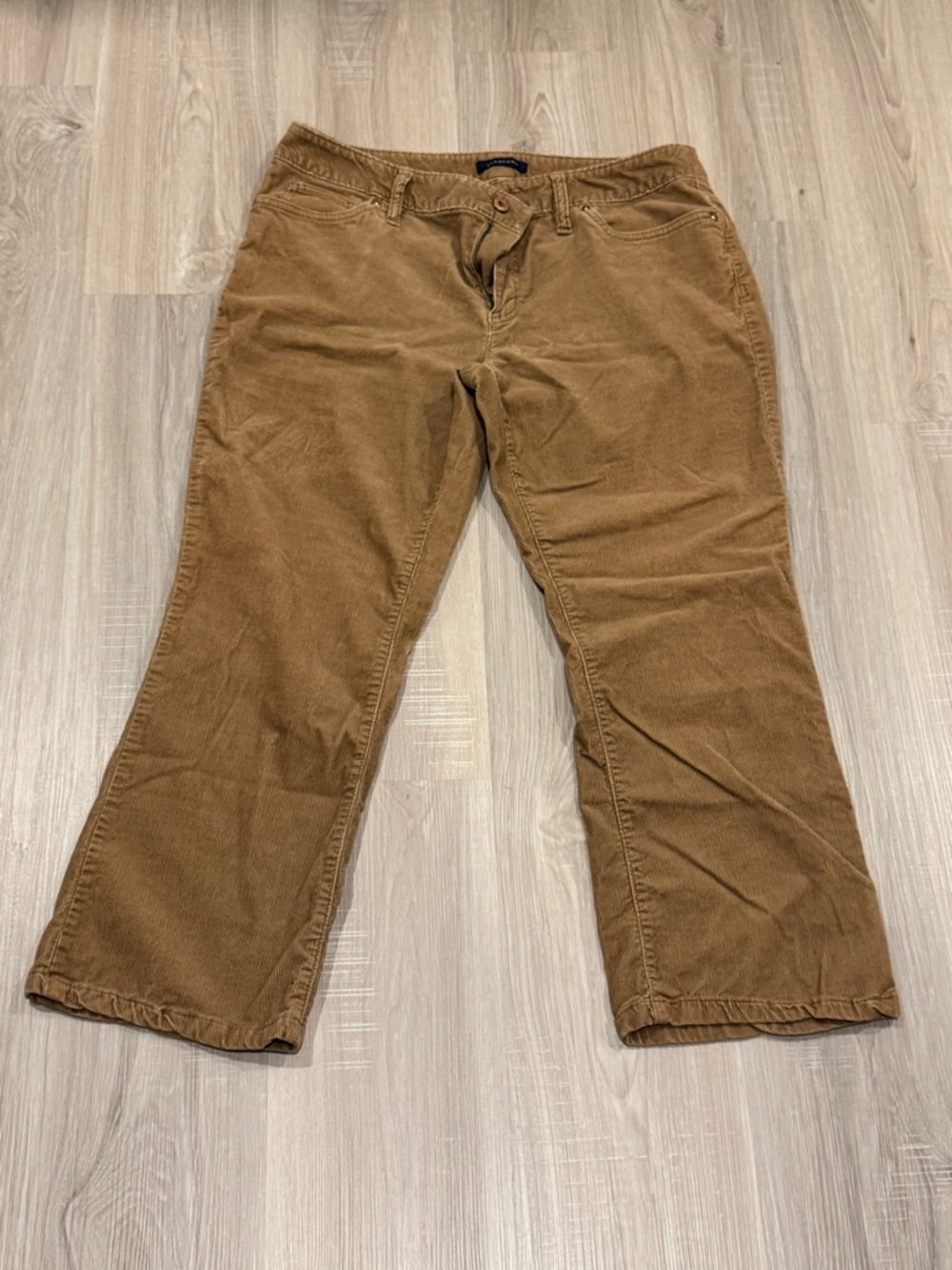 Lands' End women’s Tan Corduroy Pants